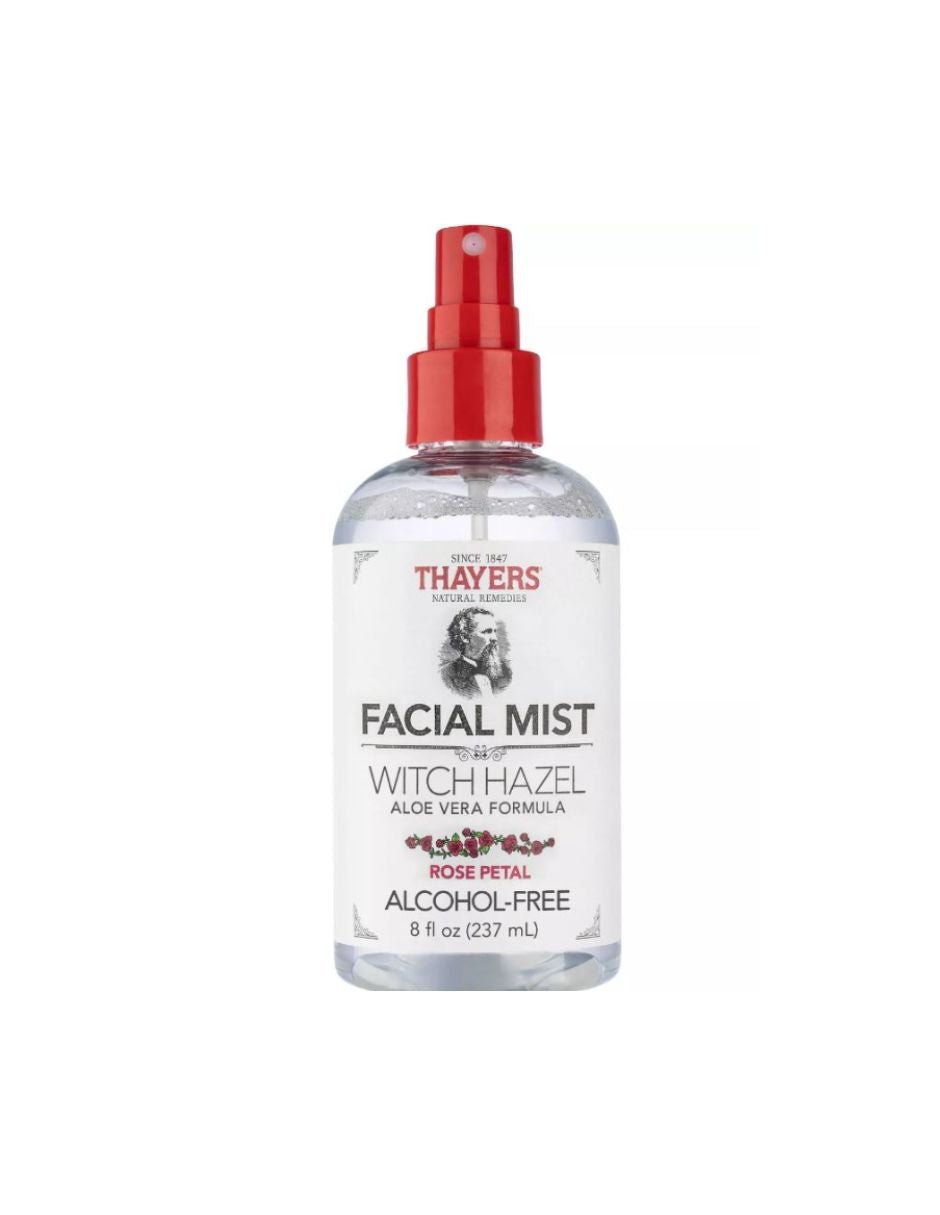 Thayers Witch Hazel - Tonificador facial sin alcohol, rosa 237ml