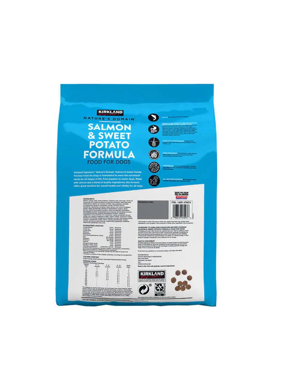 Alimento Costco Nature's Domain Salmon Perro Kirkland Nature