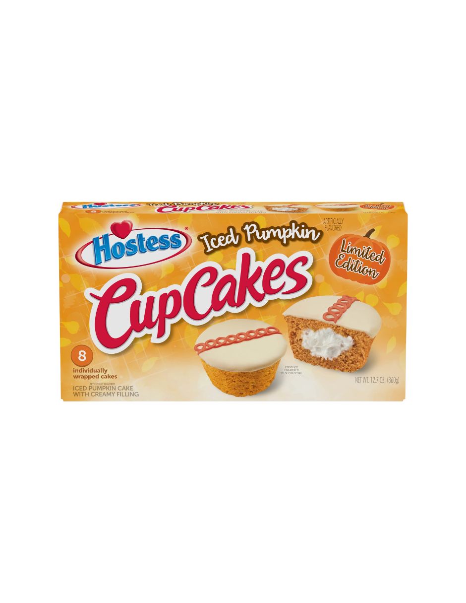 Hostess cupcakes Pumpkin Spice 8 piezas