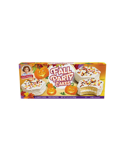 Little Debbie Fall Party Cake Sabor Vainilla 10 piezas