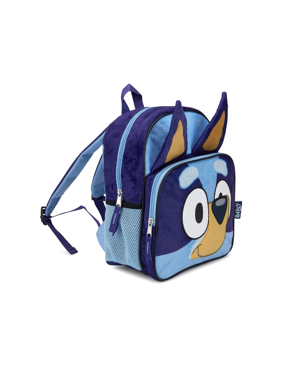 Mini mochila para niños, paquete de mochila escolar Bluey con mochila Bluey  de 11 pulgadas más calcomanías de animales, sellos de huellas de patas