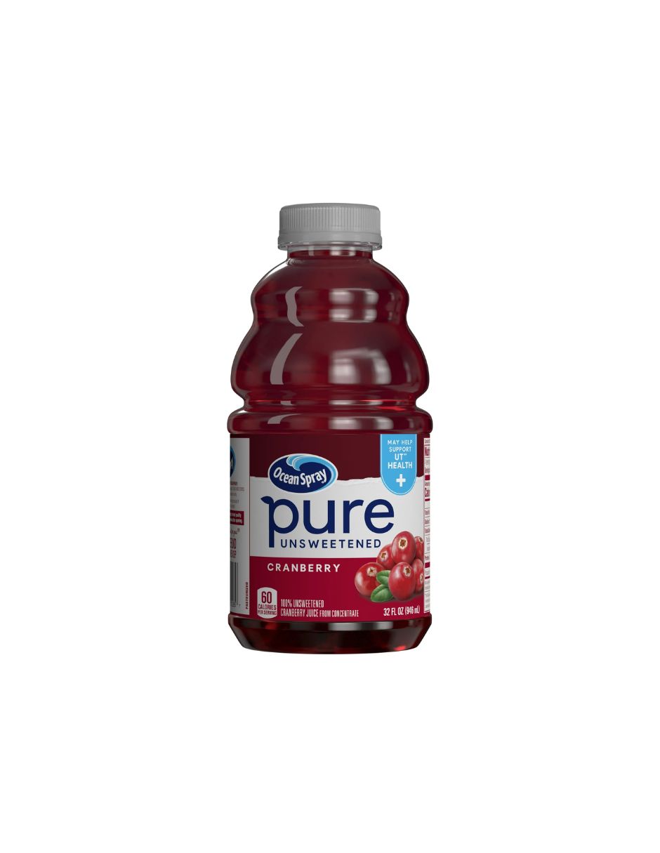 Ocean Spray Pure 100% jugo de arándano sin azúcar 946ml