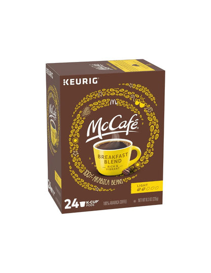 McCafe Breakfast Blend Coffee Cápsulas keurig 24 Pods