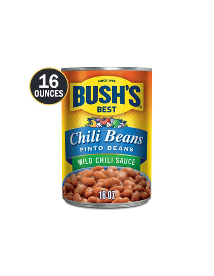 Bush's Chili Beans, frijoles pintos en salsa de chile, frijoles 454gr