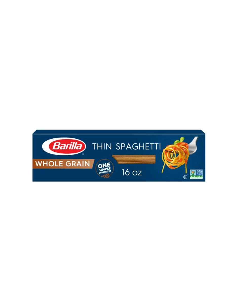 Barilla Pasta de grano entero 453gr