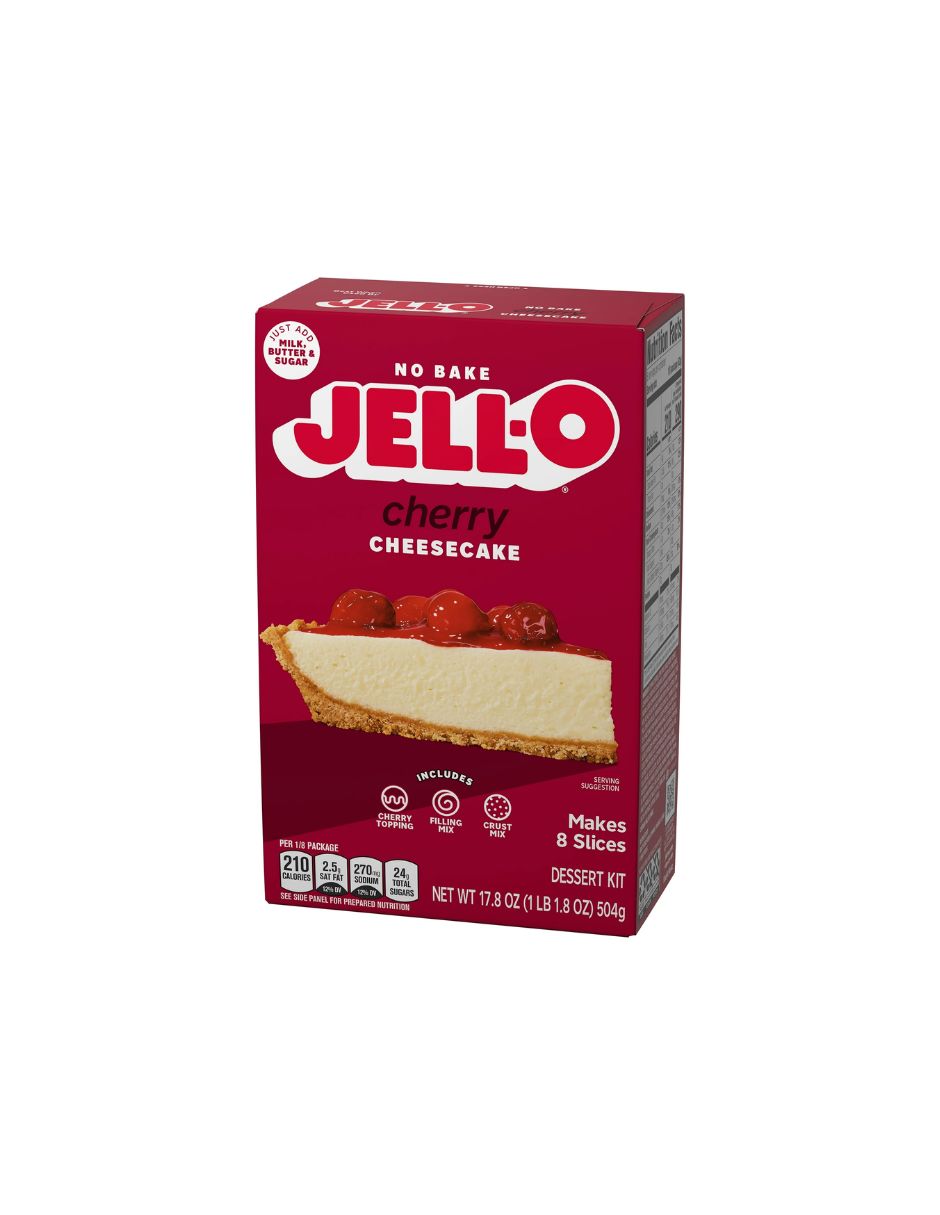 Jell-O No Bake Cherry Cheesecake Kit 504gr