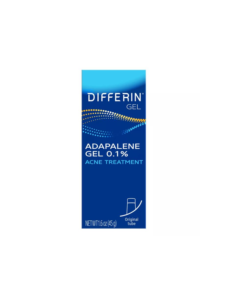 Differin Adapalene Gel de tratamiento con retinoides para el acné 45g