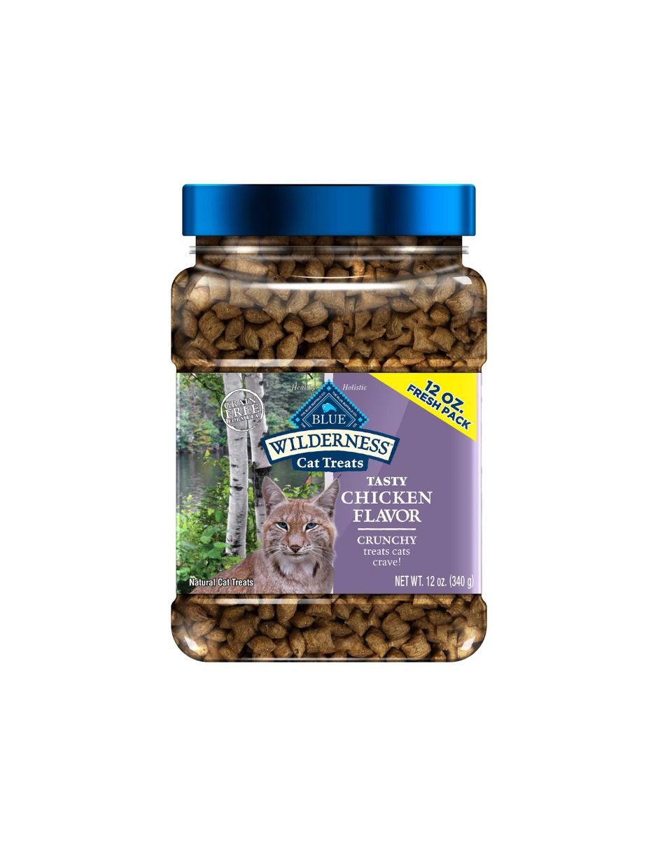 Blue Buffalo Wilderness Chicken Formula Crunchy Grain-Free Cat Treats 340gr