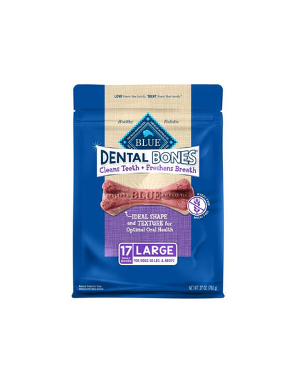 Blue Buffalo Dental Bones All Natural Rawhide-Free Large Dental Dog Treats 765gr