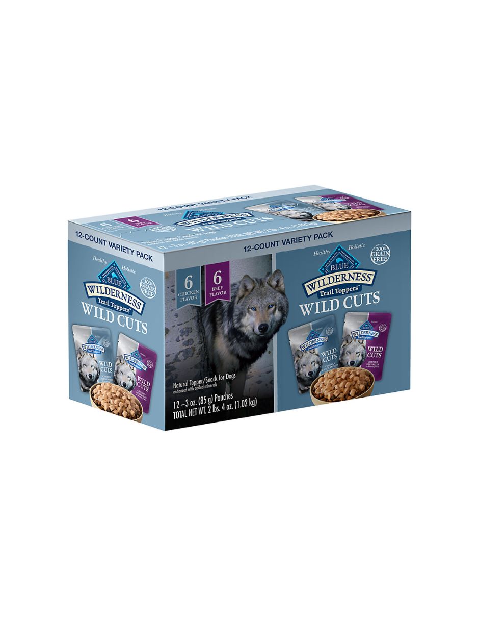 Blue Buffalo Wilderness Alimento húmedo para perros sin cereales 12 pack