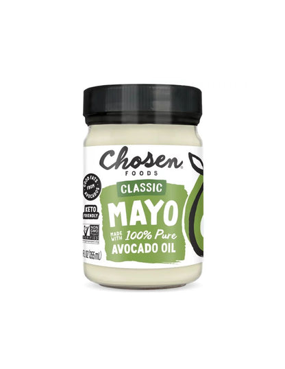 Chosen Foods Mayonesa clásica a base de aceite de aguacate 100 % puro 355ML