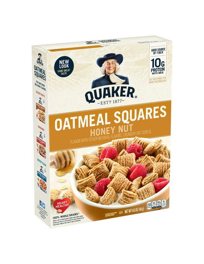 Quaker Oatmeal Squares 596gr