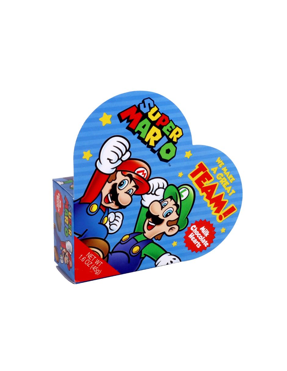 San valentin caja de Mario bros con chocolates 45gr