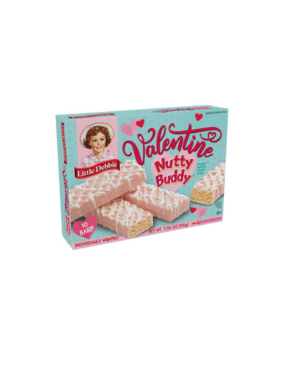 Little debbie san valentin nutty buddy bars 10 unidades