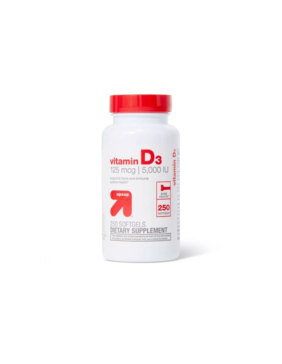 Vitamina D3 125mcg 5,000 IU 250ct