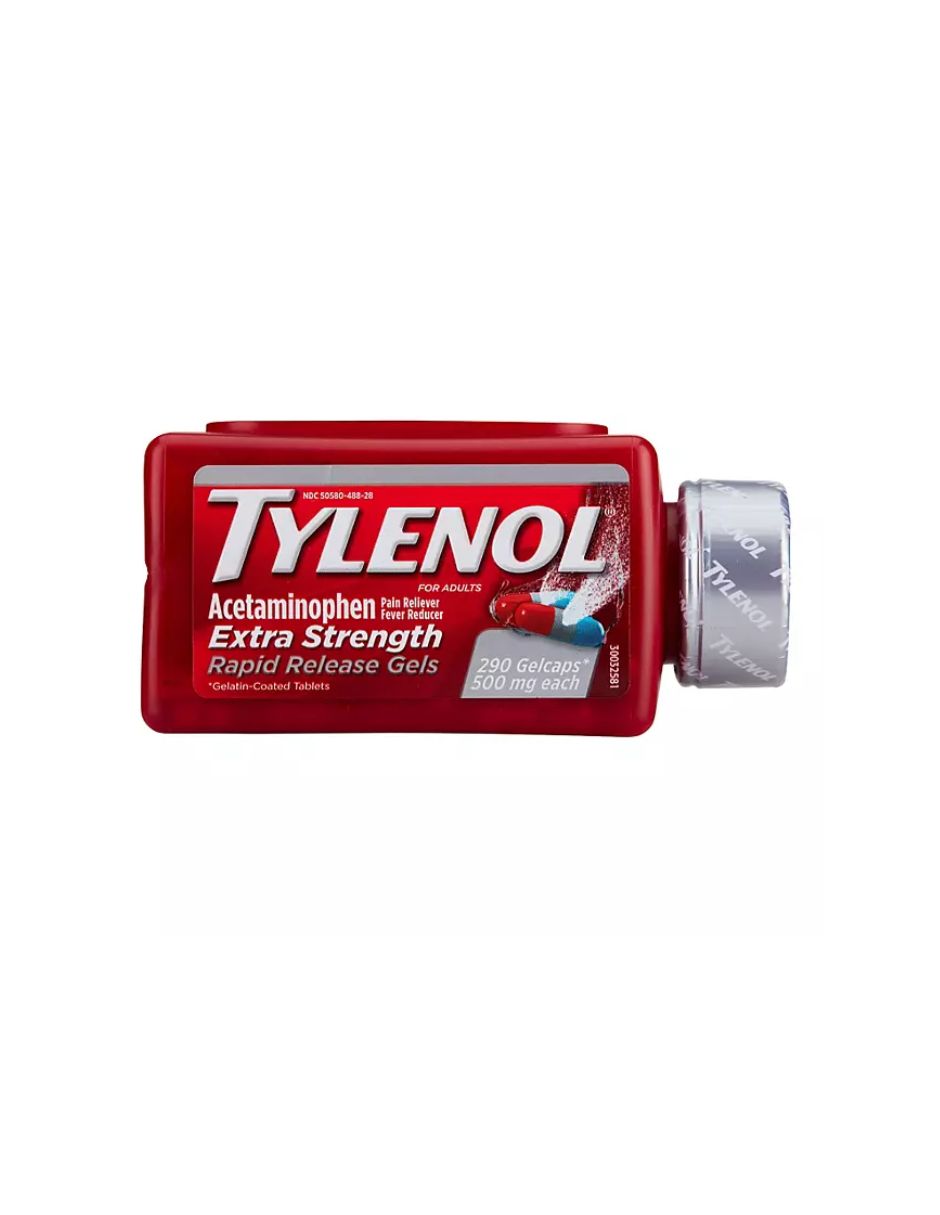 Tylenol liberación rápida extra fuertes 500 mg, 290 unidades