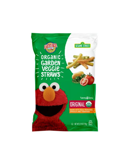 Merienda para bebe Earth's Best Organic Original Garden Veggie Straws 78GRS