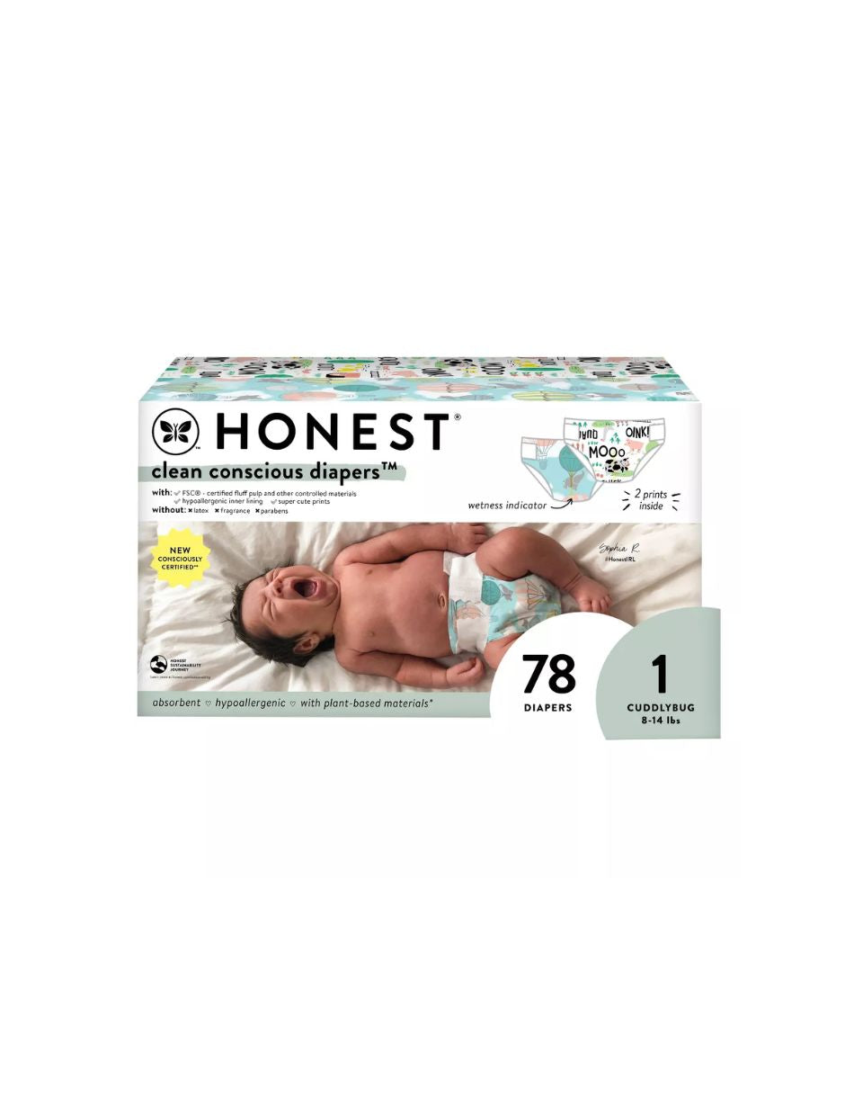 Pañales Honest Etapa-1, 78pzs