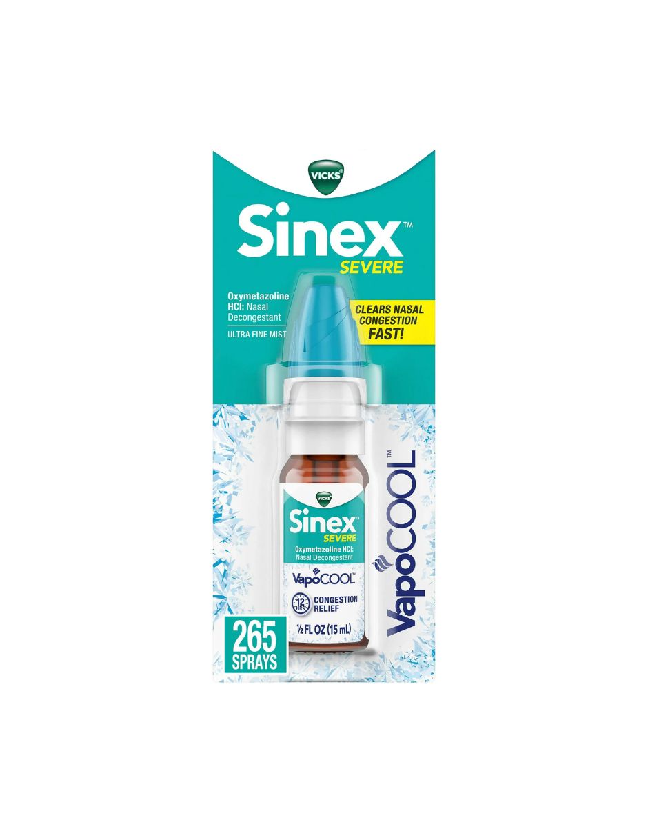 Vicks Sinex Severe Spray Nasal Descongestionante 15ml