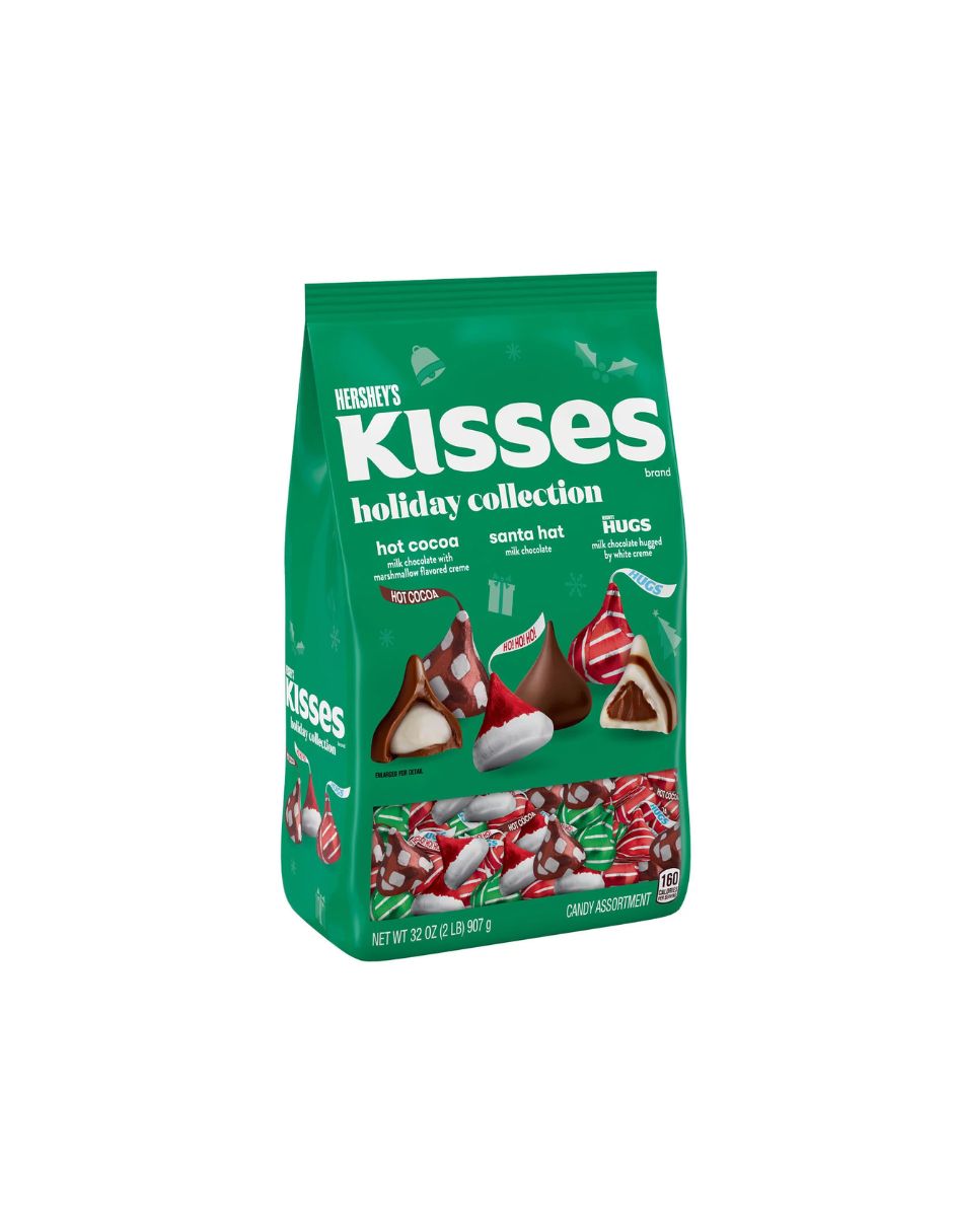 Kisses Chocolates Colección Navideña 907gr