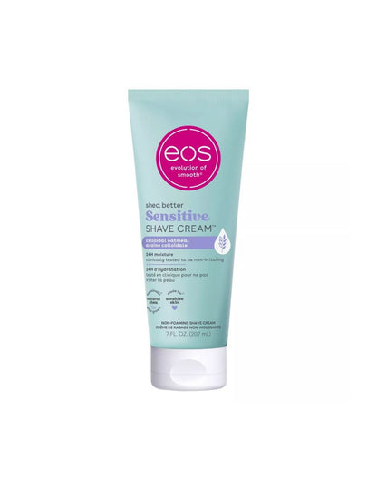 eos crema para afeitar sin perfume, piel sensible 207ml