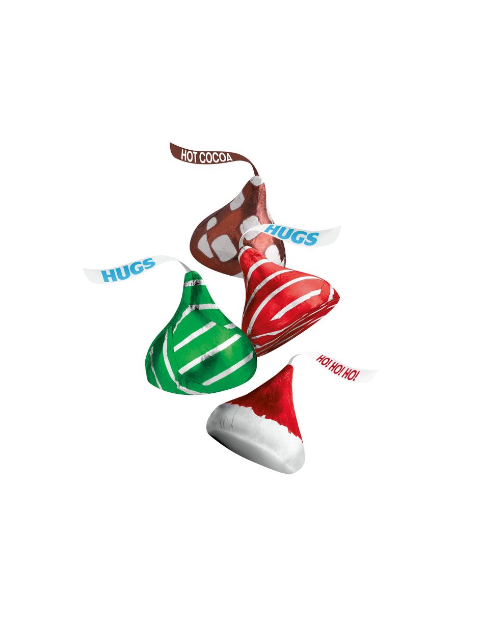 Kisses Chocolates Colección Navideña 907gr