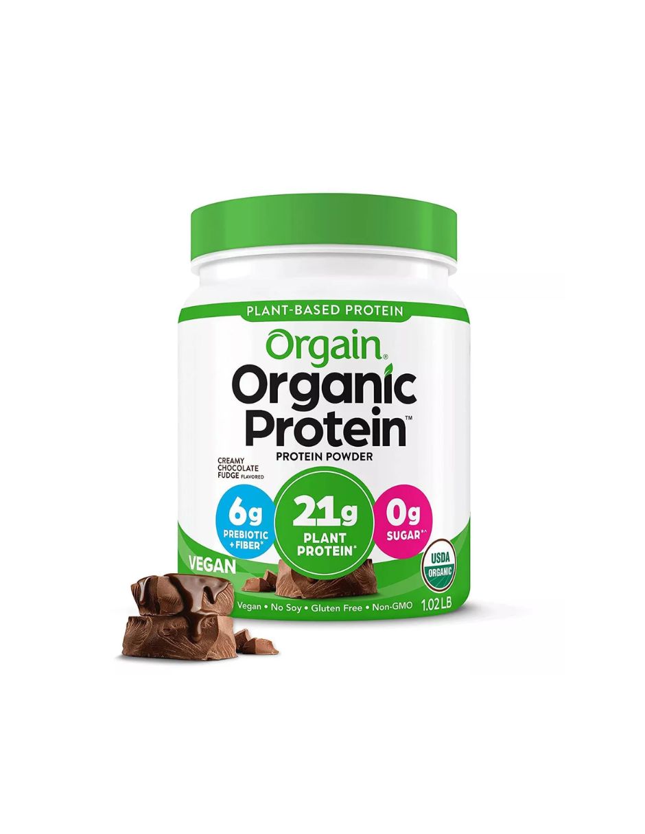 Orgain Proteína en Polvo Vegana sabor Chocolate 462grs