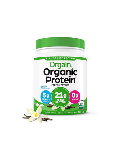 Orgain Proteína en Polvo Vegana sabor Vainilla 462grs