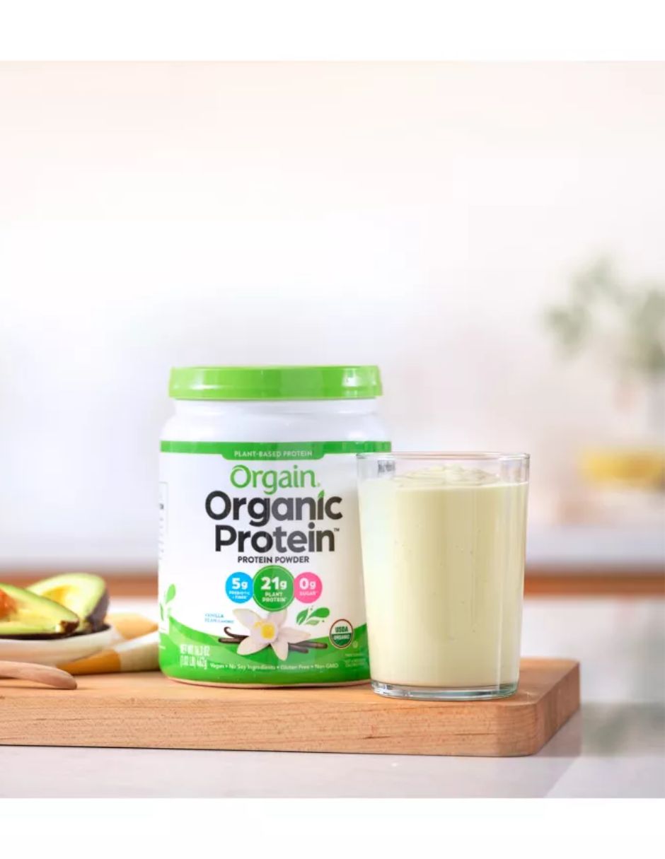 Orgain Proteína en Polvo Vegana sabor Vainilla 462grs