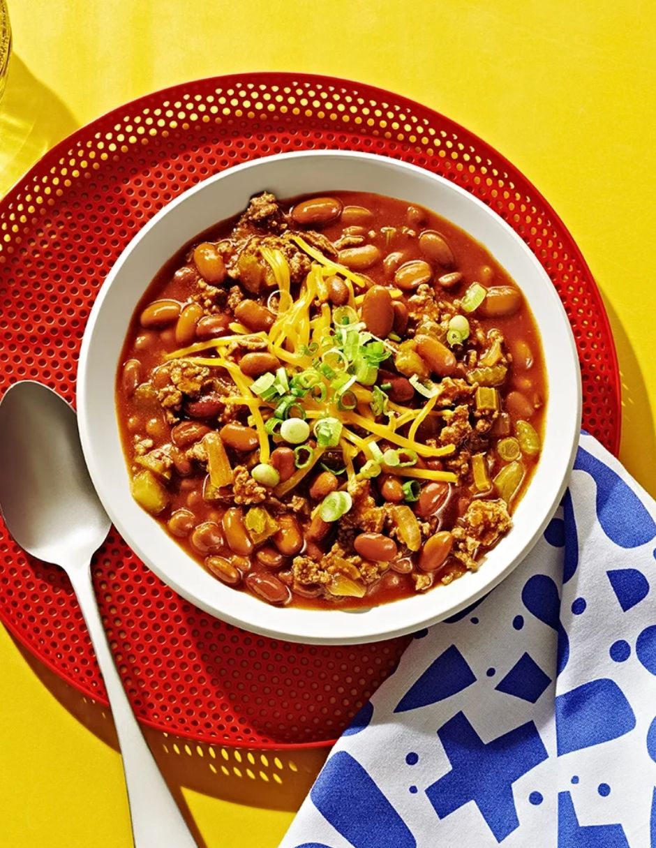 Bush's Chili Beans, frijoles pintos en salsa de chile, frijoles 454gr