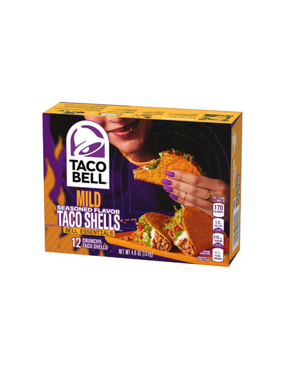 Taco Bell conchas de taco de sabor sazonadados, 12 unidades