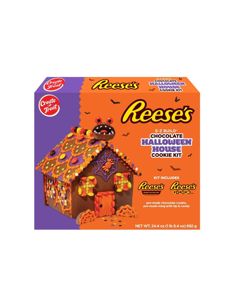 Kit de casita de galletas Reese's para crear un regalo de Halloween, 692gr