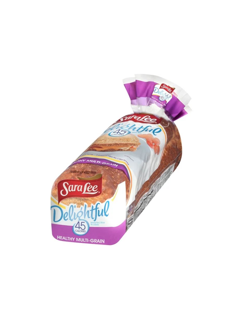 Sara Lee Delightful Healthy Multi-Grain Bread, 45 calorías por rebanada 567gr