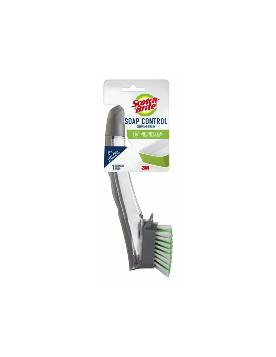 Scotch-Brite Jabón Control Cepillo Scrubber Dishwand, 1 cepillo