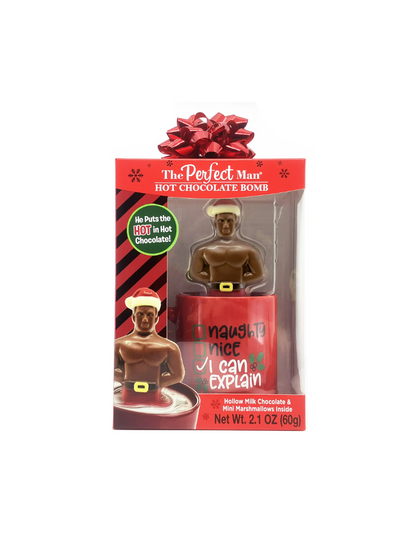 The Perfect Man Conjunto de Bomba y Taza de Cacao Caliente 2.1 oz