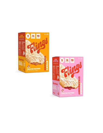 Flings barras cetogénicas con alto contenido de proteínas (Variedad de sabores)