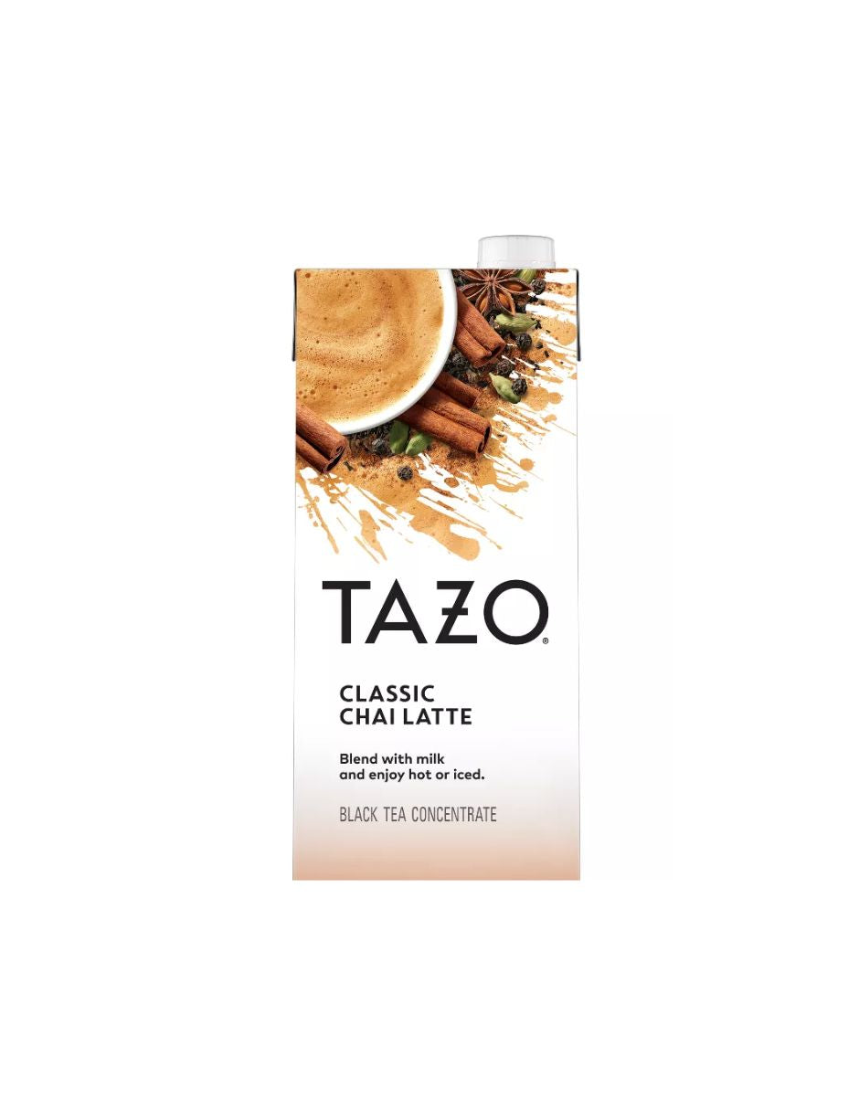 Tazo Classic Latte Chai Té Negro 946ml