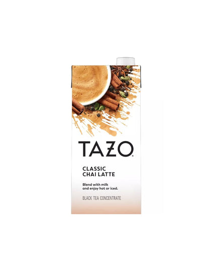 Tazo Classic Latte Chai Té Negro 946ml