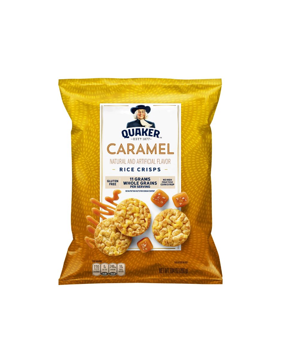 Quaker Rice Crisps Caramelo 200gr