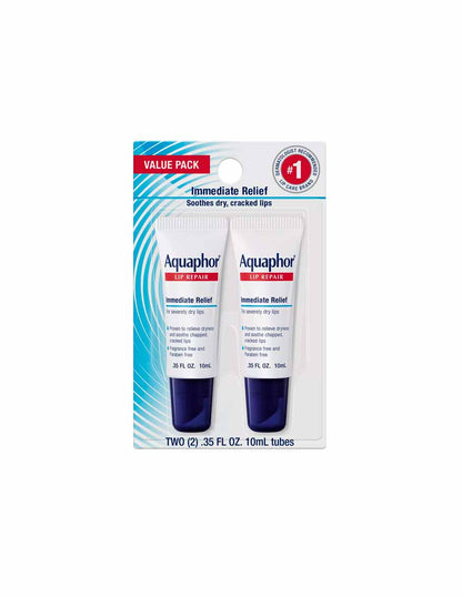 Aquaphor Bálsamo reparador de labios de alivio inmediato 10ml