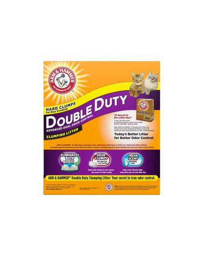 ARM & HAMMER Double Duty arena para gatos control avanzado de olores, perfumada 18kg