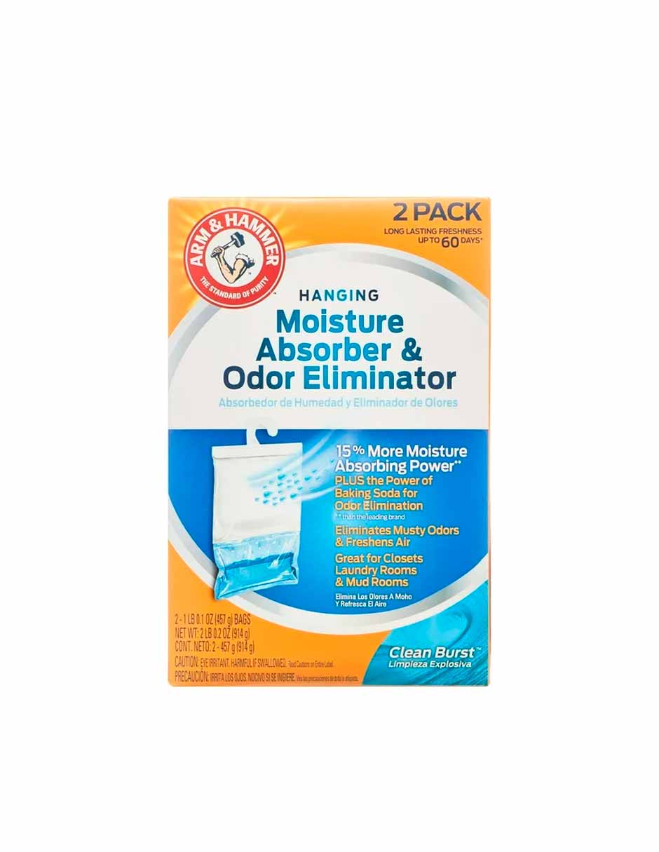 Arm & Hammer Clean Burst absorbente de humedad colgante para armarios 2 pack