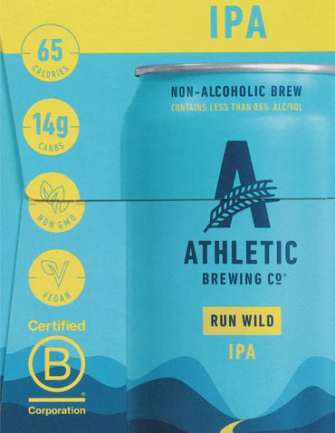 Athletic Brewing Co Cerveza Artesanal sin Alcohol IPA 6 pack