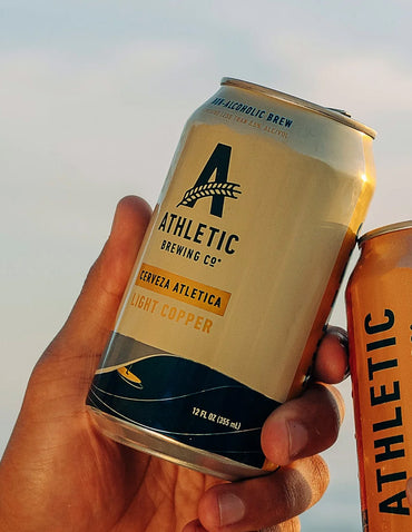 Athletic Brewing Co Cerveza Artesanal sin Alcohol Light Copper 6 pack