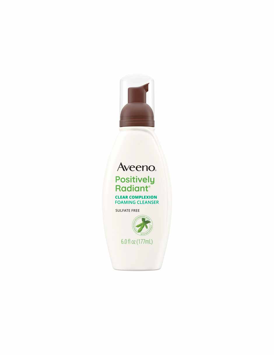 Aveeno Limpiador facial en espuma sin aceite para el acné, 177ml