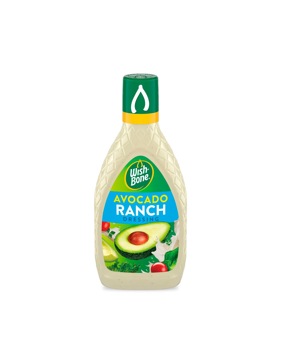 Aderezo ranchero de aguacate Wish-Bone, 444ml