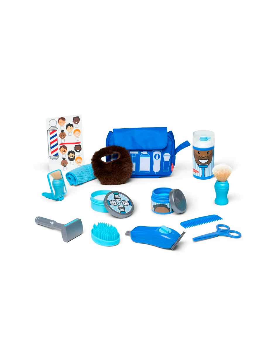 Melissa & Doug Barber Shop set para niños y niñas a partir de 3 años