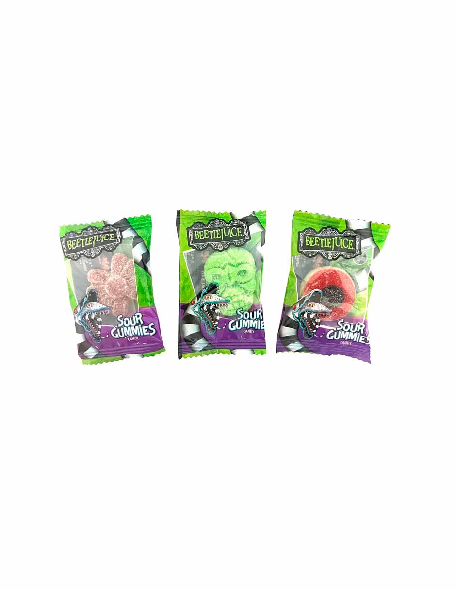 Beetlejuice Gomitas de insectos y larvas de Halloween 22 unidades