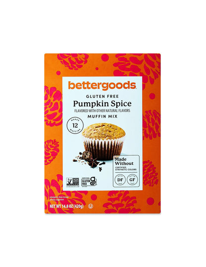 Mezcla para Muffins bettergoods sabor Especias de Calabaza sin Gluten 420gr