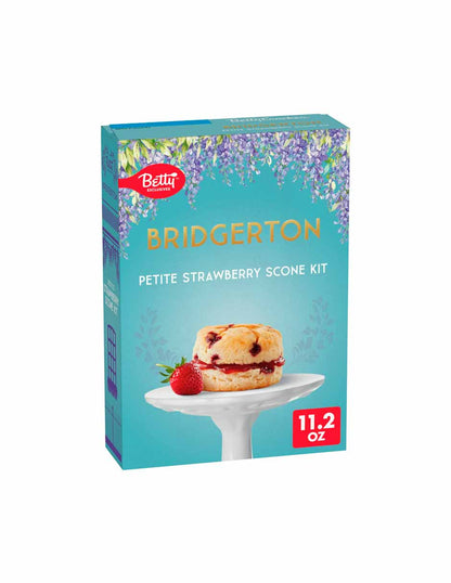 Betty Crocker Bridgerton Kit para hornear bollitos de fresa pequeños edición limitada 317gr